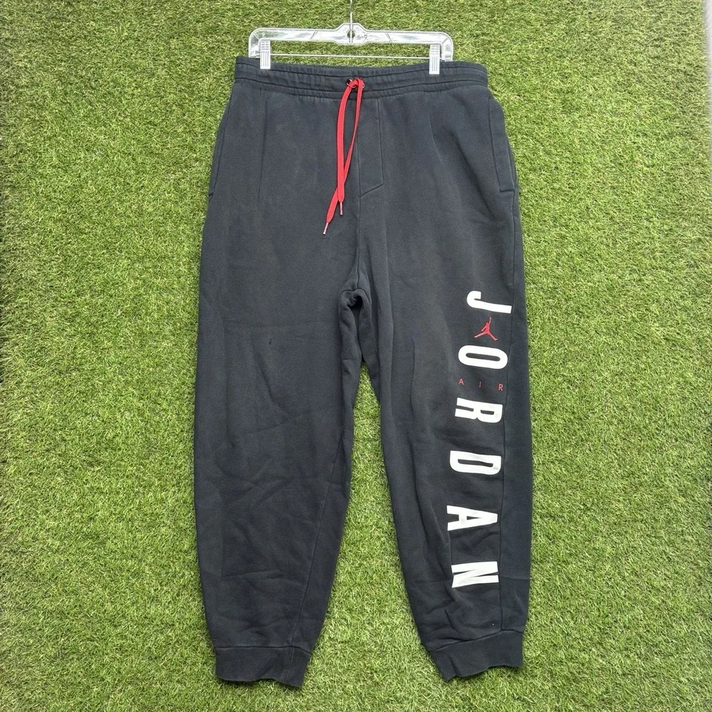 Air Jordan Jumpman Sweatsuit Mens XL Black Sweatshirt & Sweatpants y2k Sports